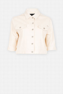 Krem teksas jakna sa kratkim rukavima Tiffany Production